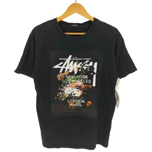 ステューシー Stussy FLOWER WORLD TOUR TEE 花 ワールドツアー Tシャツ メンズ import:M