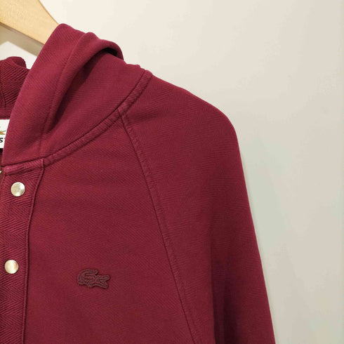 ラコステ LACOSTE ボルドーロゴ ジップアップ パーカー メンズ JPN:4