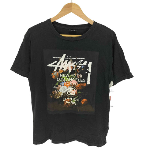 ステューシー Stussy FLOWER WORLD TOUR TEE 花 ワールドツアー Tシャツ メンズ import:M