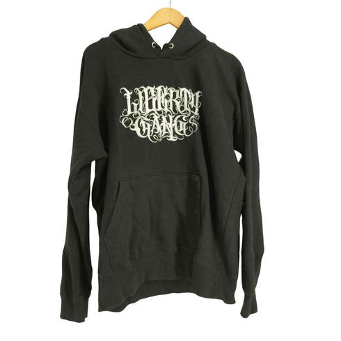 リバティ LIBERTY GANG 刺繍 HOODIE メンズ X