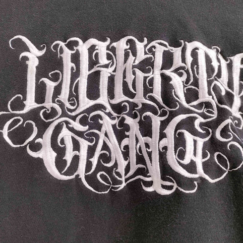 リバティ LIBERTY GANG 刺繍 HOODIE メンズ X