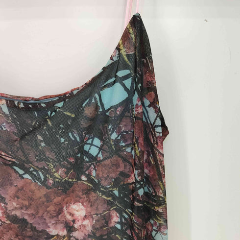 デシグアル Desigual フローラルコラージュ スリップワンピース レディース import:M