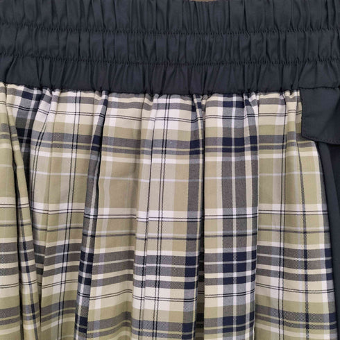 フレッドペリー FRED PERRY プリーツタータンスカート レディース UK10/D36/EUR38/USA6