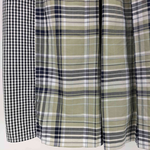 フレッドペリー FRED PERRY プリーツタータンスカート レディース UK10/D36/EUR38/USA6