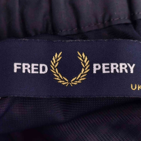 フレッドペリー FRED PERRY プリーツタータンスカート レディース UK10/D36/EUR38/USA6