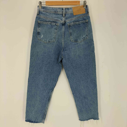 ザラ ZARA クラッシュ加工テーパードデニム メンズ 38