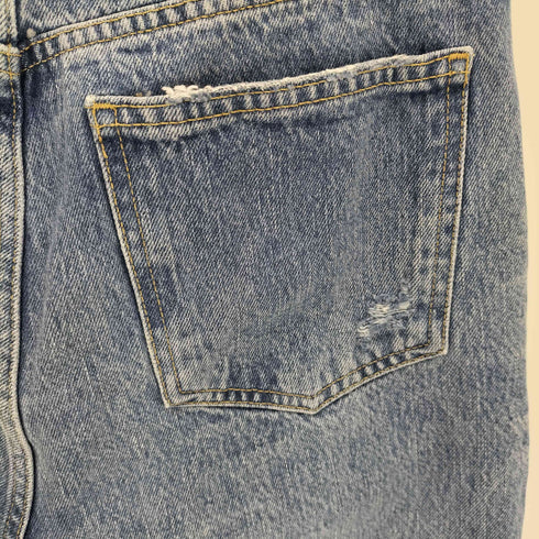 ザラ ZARA クラッシュ加工テーパードデニム メンズ 38