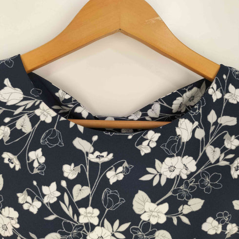 ブルックスブラザーズ BROOKS BROTHERS 花柄 バックオープン フレンチスリーブワンピース レディース US:0-2