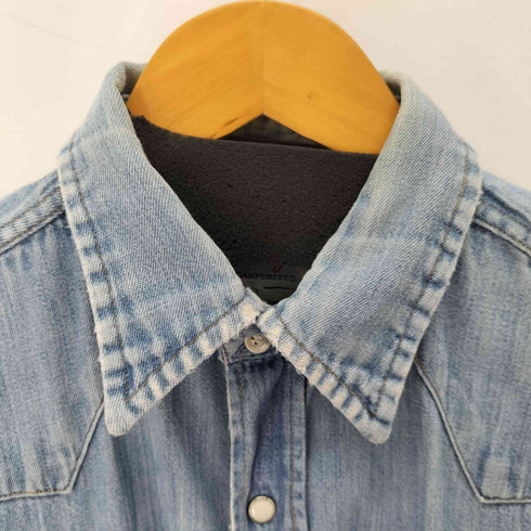 ラングラー Wrangler 70S USA製 L/S デニムウエスタンシャツ メンズ 15 1/2・34
