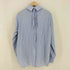 ザラ ZARA バックリボンストライプオーバーサイズシャツ レディース import:XS