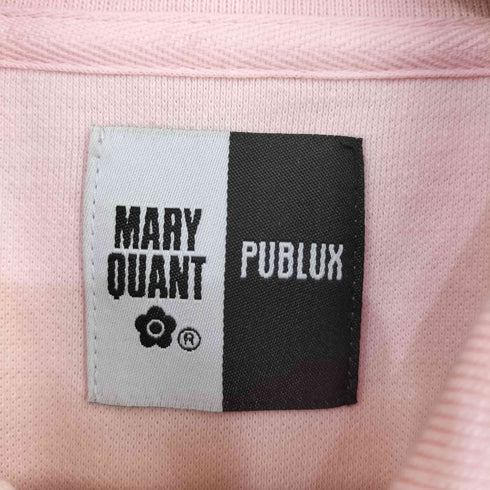 マリークワント MARY QUANT ワンポイント刺繍 鹿の子ポロシャツ レディース FREE