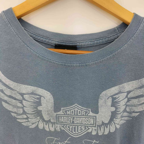 ハーレーダビッドソン HARLEY-DAVIDSON Factry Tour イーグル羽 プリントTシャツ メンズ import:XL