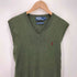 ポロバイラルフローレン Polo by RALPH LAUREN PIMA COTTON ポニー 刺繍 Vネック コットン ニット ベスト メンズ import:S