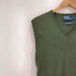 ポロバイラルフローレン Polo by RALPH LAUREN PIMA COTTON ポニー 刺繍 Vネック コットン ニット ベスト メンズ import:S
