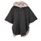 ARAN SWEATER MARKET アイルランド製 MERINO WOOL ネップ ウール ポンチョ メンズ S/M