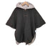 ARAN SWEATER MARKET アイルランド製 MERINO WOOL ネップ ウール ポンチョ メンズ S/M