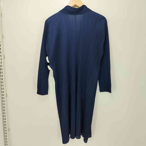 プリーツプリーズイッセイミヤケ PLEATS PLEASE ISSEY MIYAKE Vネック プリーツロングスリーブワンピース レディース JPN:2