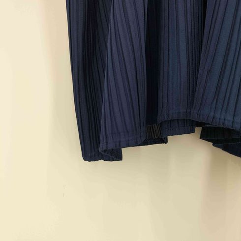 プリーツプリーズイッセイミヤケ PLEATS PLEASE ISSEY MIYAKE Vネック プリーツロングスリーブワンピース レディース JPN:2
