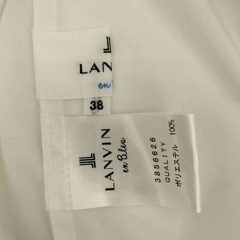 ランバンオンブルー LANVIN en Bleu ネックデザイン ショートスリーブブラウス レディース EUR:38