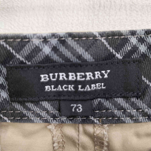 バーバリーブラックレーベル BURBERRY BLACK LABEL コットンポリ ストレート チノパンツ メンズ w73
