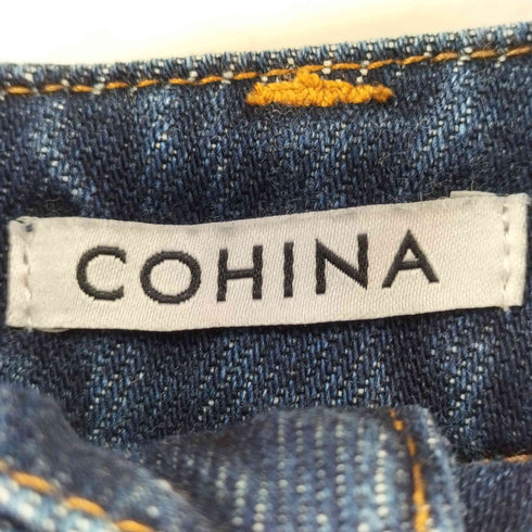 コヒナ COHINA DENIM フレアワイド-short レディース S