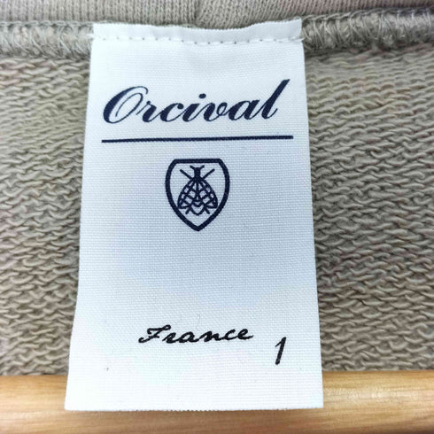 オーチバル ORCIVAL ラグランスリーブ プルオーバーパーカー レディース 1