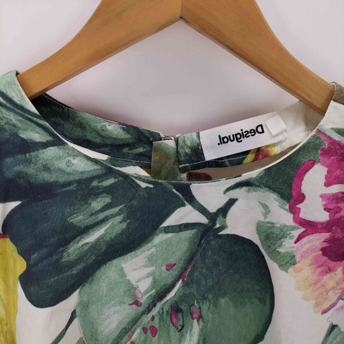 デシグアル Desigual フラワープリント ブラウス レディース S