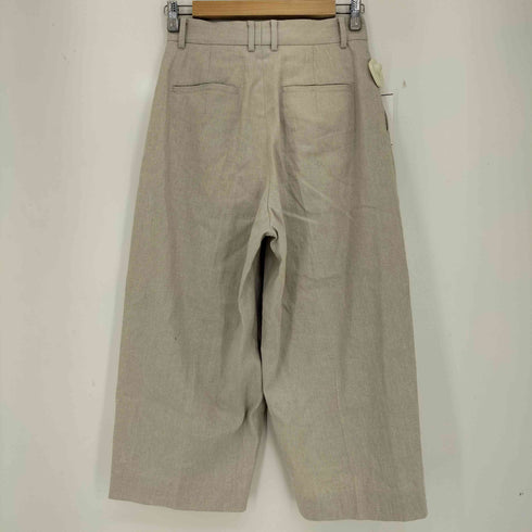 HAVEL studio リネンツイルストレッチバレルクロップドワイドパンツ レディース JPN:36
