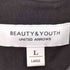 ビューティーアンドユースユナイテッドアローズ BEAUTY & YOUTH UNITED ARROWS ドレープリネン ワイドフォルム バンドカラー ショートスリーブ シャツ メンズ JPN:L
