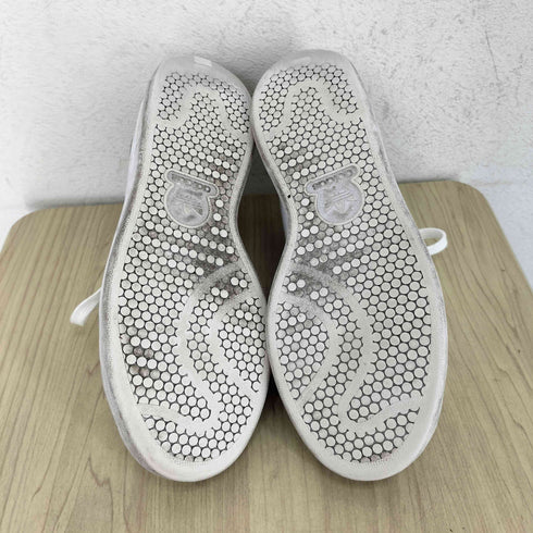 アディダス adidas パテントレザー クロコ型押し ローカットスニーカー レディース 24cm