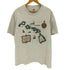 ヘインズ Hanes 90s USA製 マッププリントクルーネックTシャツ メンズ JPN:L