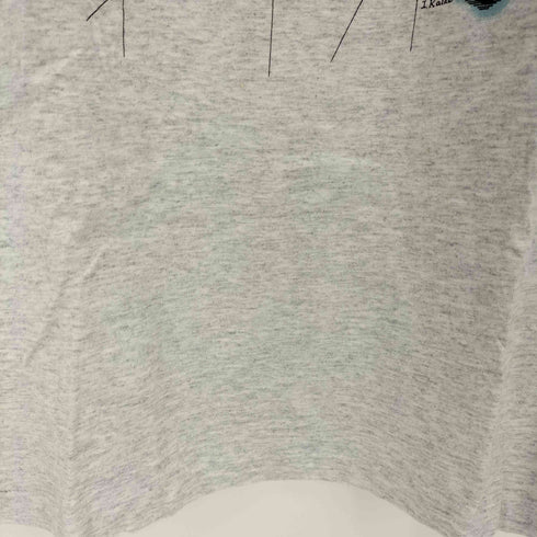 ヘインズ Hanes 90s USA製 マッププリントクルーネックTシャツ メンズ JPN:L