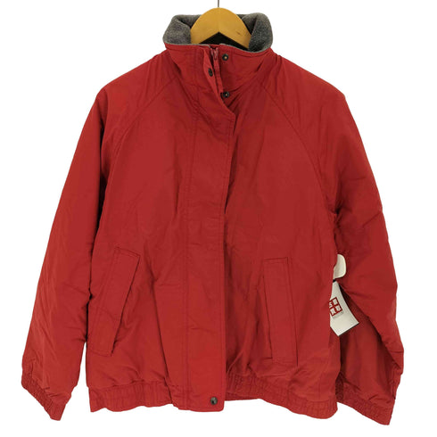 ランズエンド LANDS END 90s SQUALL JACKET 裏フリース スタンドカラーナイロンジャケット レディース JPN:S