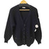 パパス papas ナイロン混 ウールカーディガン メンズ