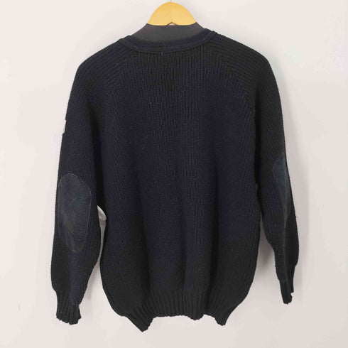 パパス papas ナイロン混 ウールカーディガン メンズ