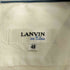 ランバンオンブルー LANVIN en Bleu シャドーチェック 襟袖裏ボーダー ワイドカラーシャツ メンズ JPN:48