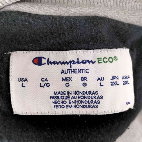 チャンピオン Champion 00s ホンジュラス製 ECO エコ ロゴ刺繍 クルーネック スウェット メンズ JPN:2XL