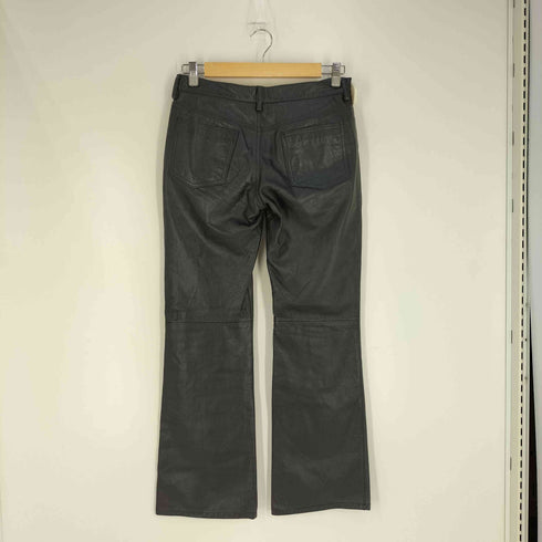 ncb カウレザー ブーツカット レザーパンツ メンズ 32