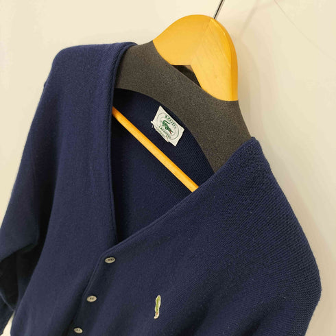 アイゾッドラコステ IZOD LACOSTE 80S USA製 アクリルカーディガン メンズ import:L