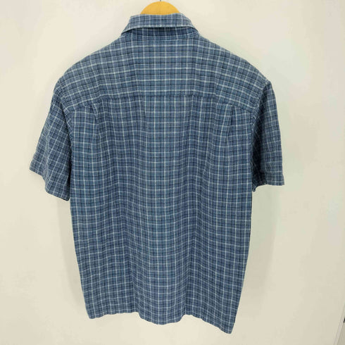 エディーバウアー Eddie Bauer リネンコットン チェック S/S シャツ メンズ import:S