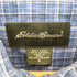 エディーバウアー Eddie Bauer リネンコットン チェック S/S シャツ メンズ import:S
