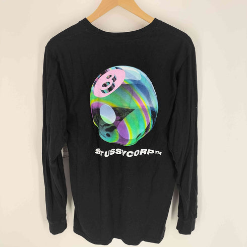 ステューシー Stussy 21SS メキシコ製 Iridescebt 8 Ball イリデセプト 8ボール L/S Tシャツ メンズ import:M