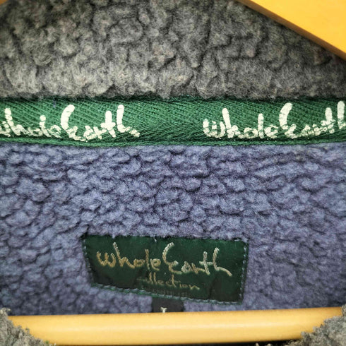 WHOLE EARTH COLLECTION デサント社製 ハーフジップフリースプルオーバー メンズ JPN:L