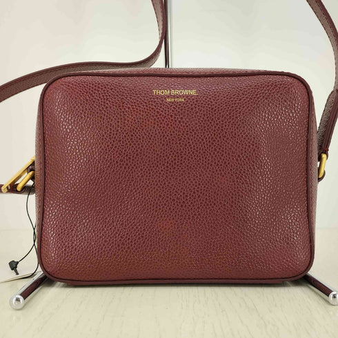 トムブラウン THOM BROWNE ぺブルグレインレザー BUSINESS BAG MINI レディース O/S