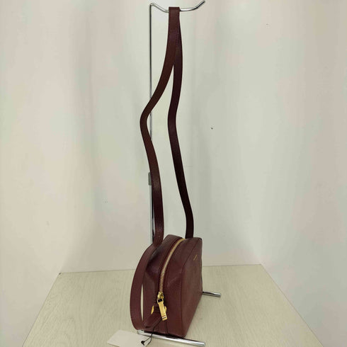 トムブラウン THOM BROWNE ぺブルグレインレザー BUSINESS BAG MINI レディース O/S