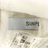 シンプリシテェ SIMPLICITE 24SS B.C STOCK ラッフルカラー半袖ブラウス レディース