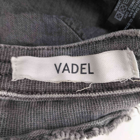 vadel 製品染め カットオフワークキャップ メンズ