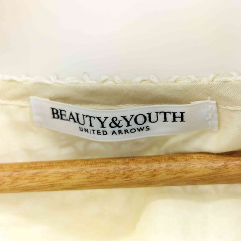 ビューティーアンドユースユナイテッドアローズ BEAUTY & YOUTH UNITED ARROWS 23SS ラッセルレース Vネック ロングスリーブチュニック レディース