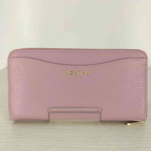 アガタ AGATHA ソフトレザー ランドファスナー 長財布 レディース