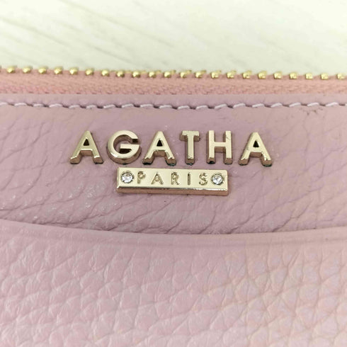 アガタ AGATHA ソフトレザー ランドファスナー 長財布 レディース